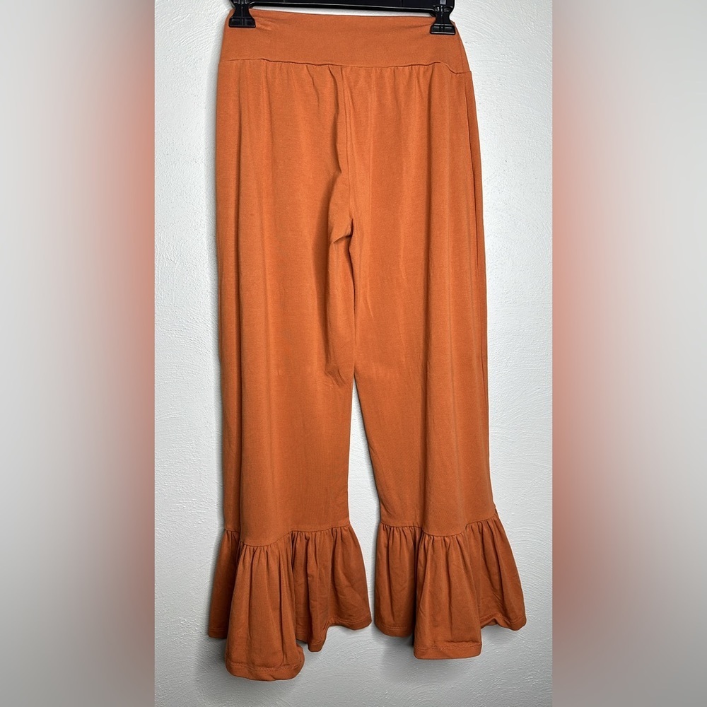 Matilda Jane Gingerbread Ruffles Pants Wonderment Brown - Picture 3 of 3